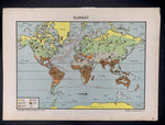 Wereldkaart - Klimaat - 1951 - World of Maps & Travel